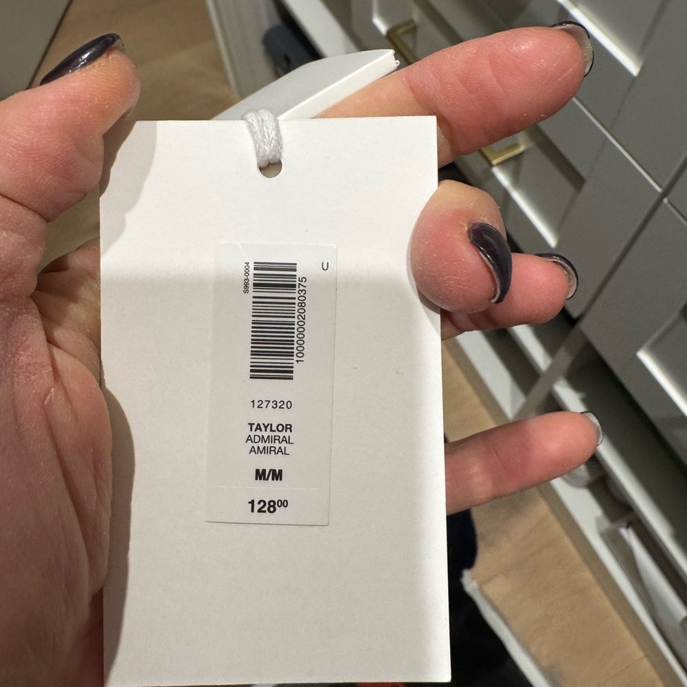 Aritzia Sunday Best Taylor Navy Cable Knit Cardigan - Picture 4 of 5